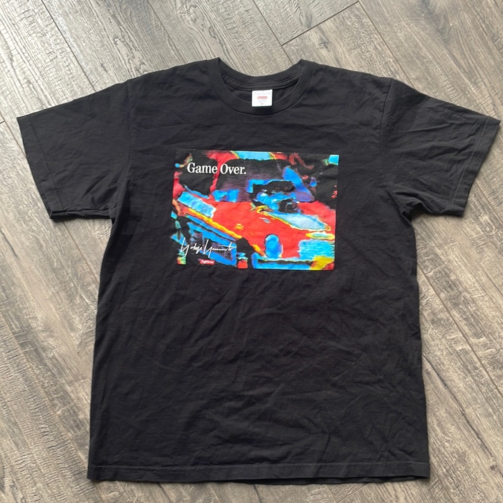 Supreme Yohji Yamamoto Game Over Tee Black